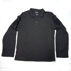 5.11 Tactical Series Rapid Assault Black 1/4 Zip Long Sleeve Shirt 72194 Mens XL